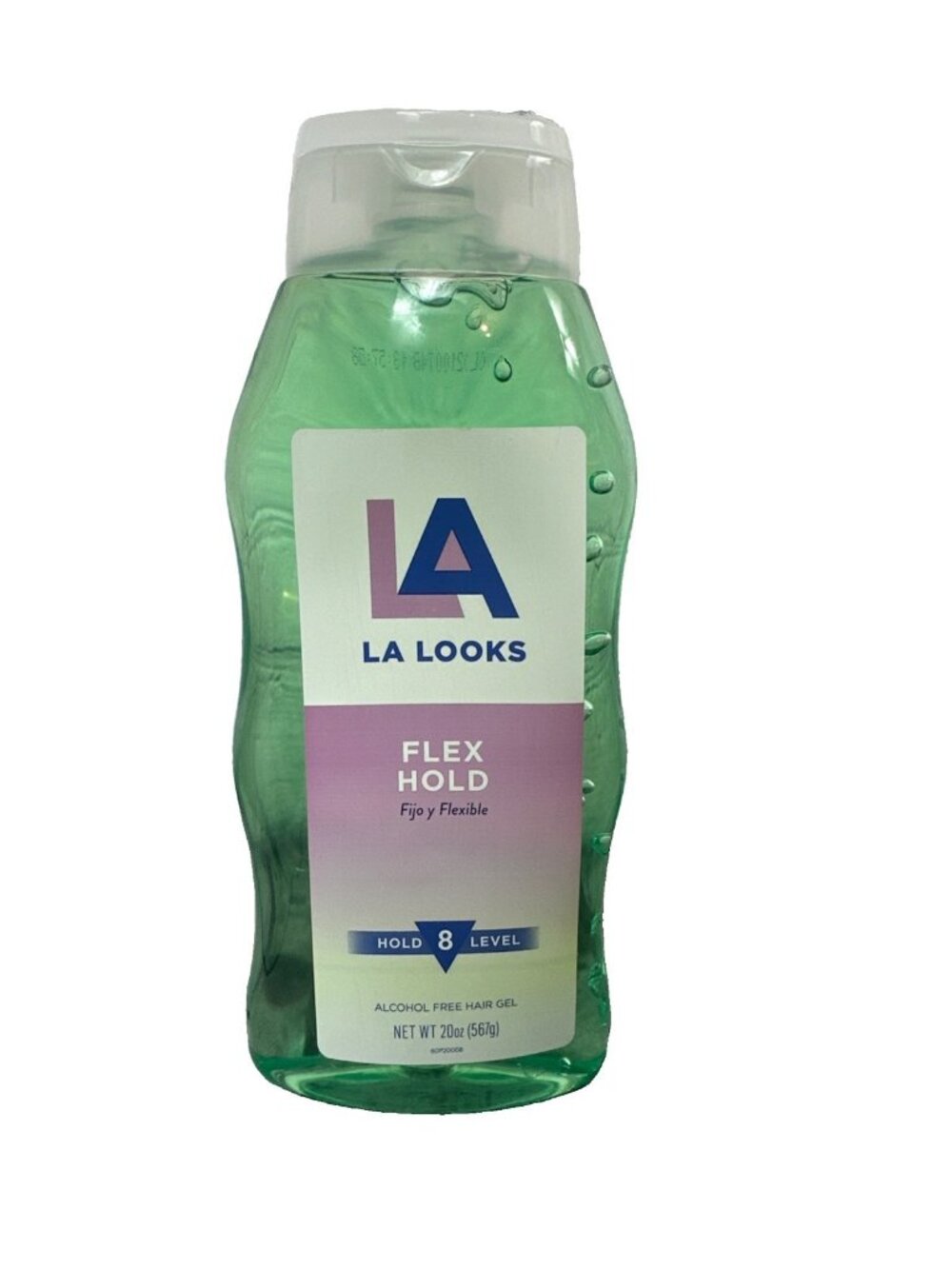 LA Looks Flex Hold Alcohol Free Hair Gel Hold Level 8 - 20 oz